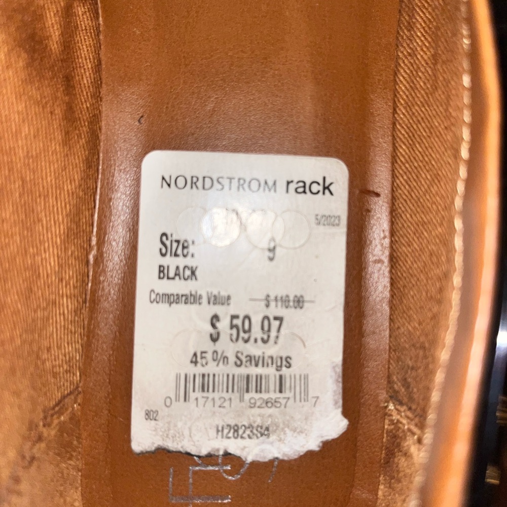 Nordstrom rack, Franco Sarto patent leather Loafers size 9 womens - Picture 5 of 5